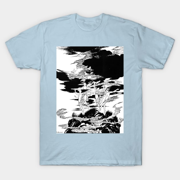 The Elf Mound - Arthur Rackham T-Shirt by forgottenbeauty